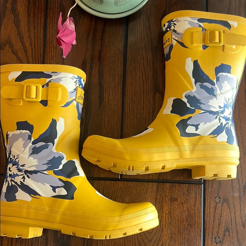 Joules Yellow rain boots - Picture 6 of 6